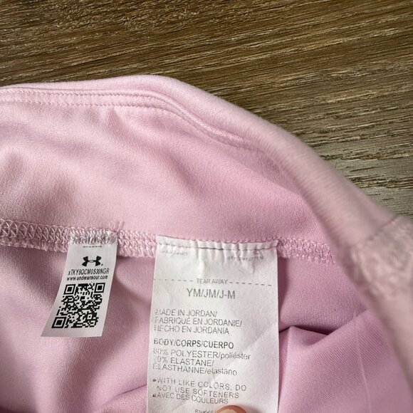 Under Armour Girls Movement Crop Leggings, Light Pink, NWT Youth M Athletic - Picture 4 of 7